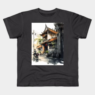 Old Town in Japan Kids T-Shirt